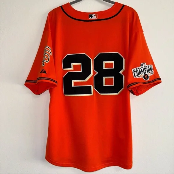 Orange Jersey Sf Giants Posey Jersey Men Women Youth Giants